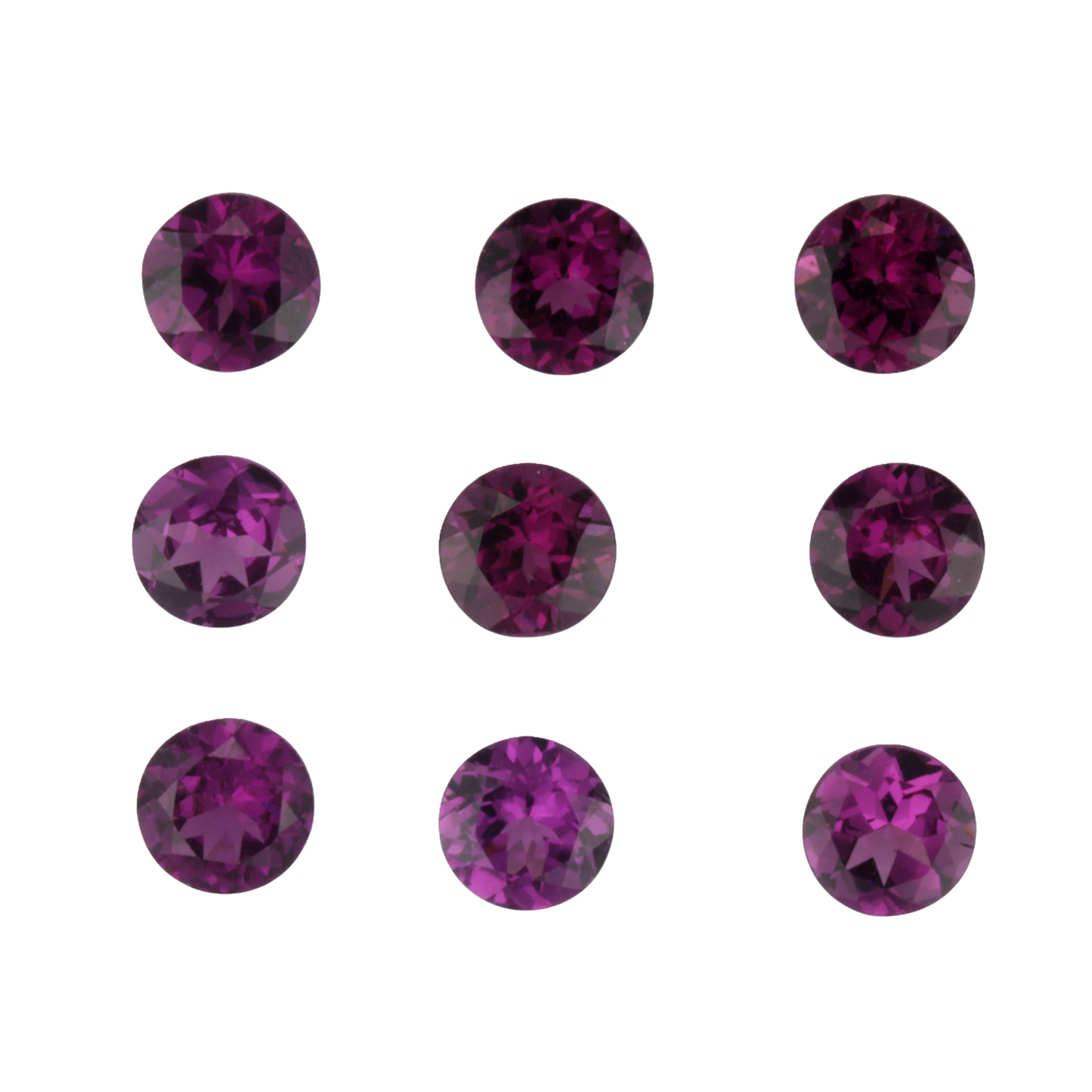 6mm Round Purple Garnet