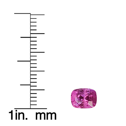 1.59ct Cushion Pink Sapphire