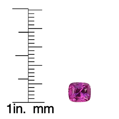 1.4ct Cushion Pink Sapphire