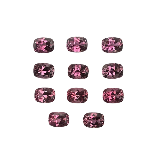 8x6mm Cushion Medium Pink Tourmaline