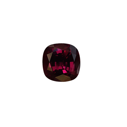 6.73ct Cushion Purple Rhodolite