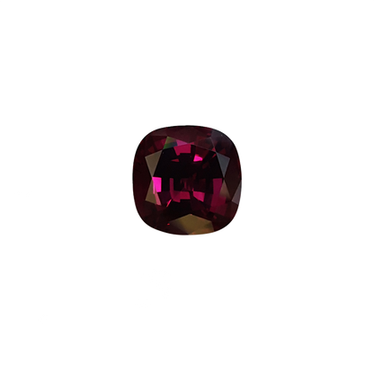 6.73ct Cushion Purple Rhodolite