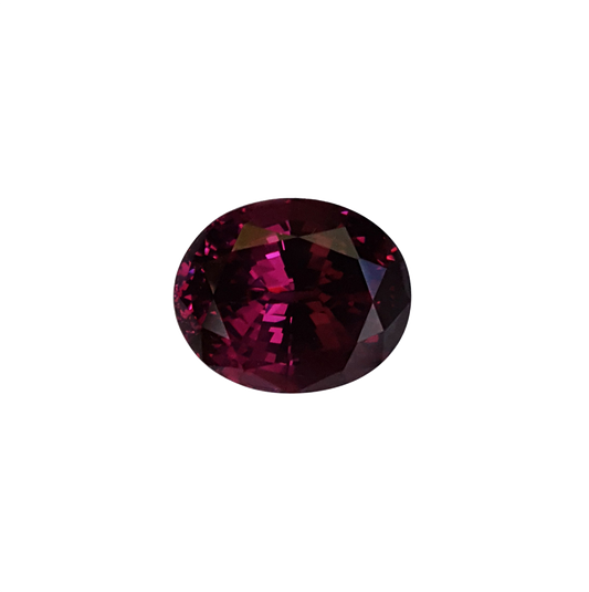 6.51ct Oval AAA Color Rhodolite
