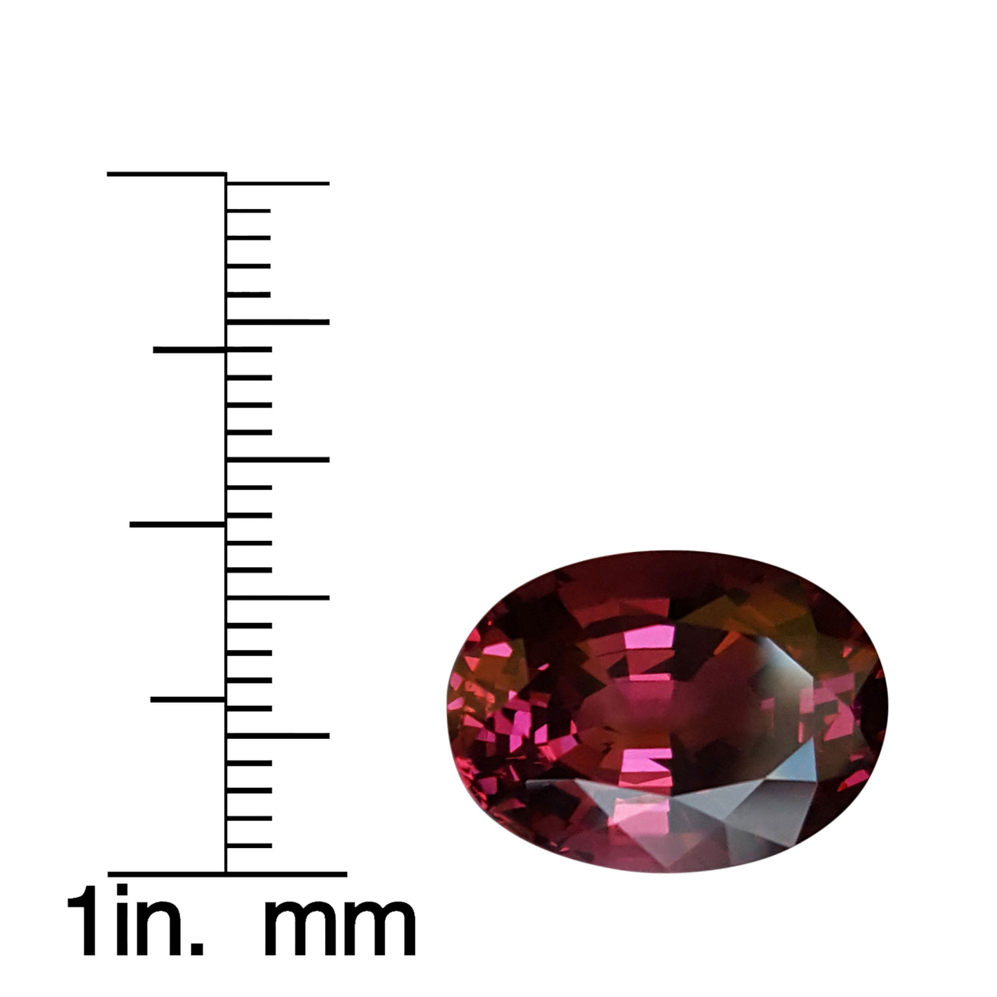 10.01ct Oval Light Pink Rhodolite