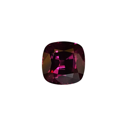 6.13ct Cushion AAAA Color Rhodolite