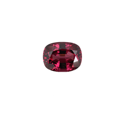 11.26ct Cushion Open Burgundy Rhodolite