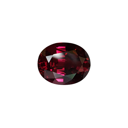 18.67ct Oval Open Burgundy Rhodolite Pair