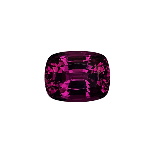 10.39ct Cushion Open Burgundy Rhodolite