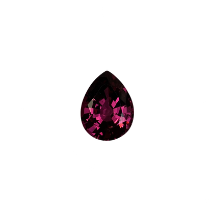7.34ct Pear Shape Reddish Color Rhodolite