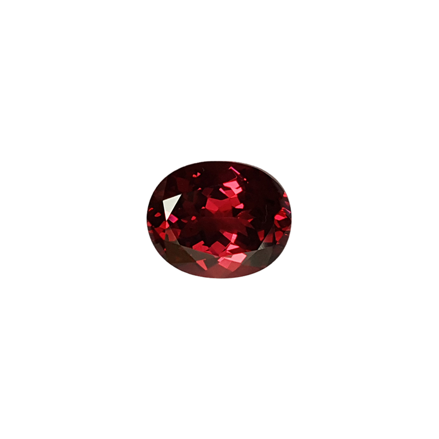 9.75ct Oval Malaya Garnet Hues Rhodolite