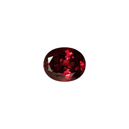 9.75ct Oval Malaya Garnet Hues Rhodolite