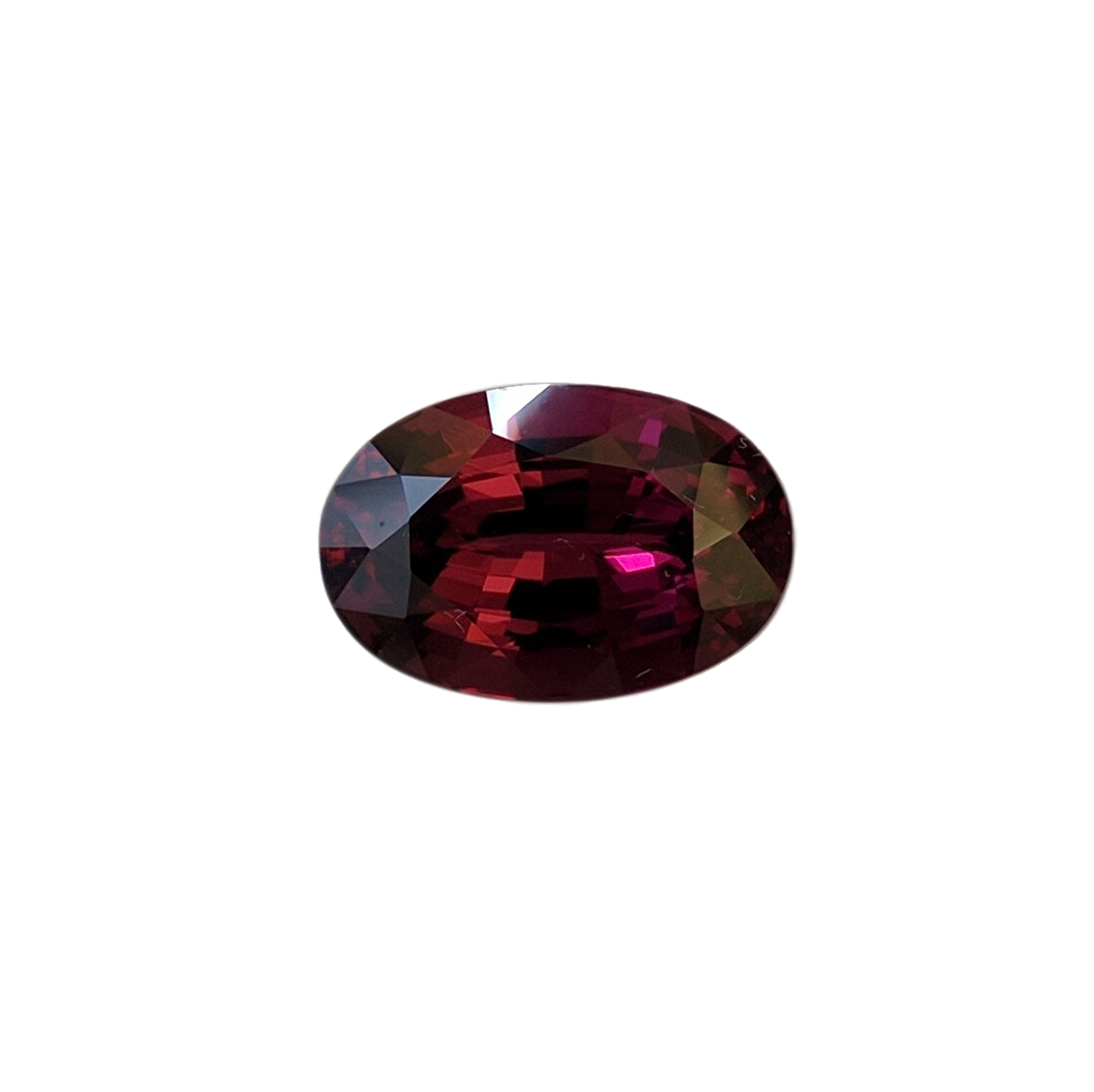 8.12ct Cushion Deep Burgundy Rhodolite