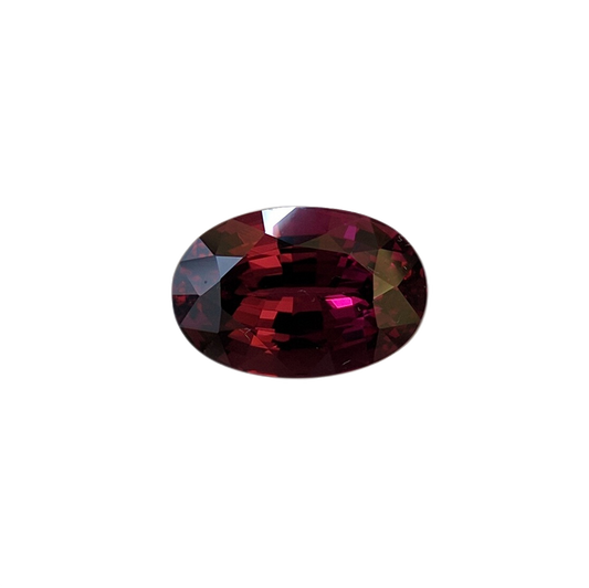 8.12ct Cushion Deep Burgundy Rhodolite