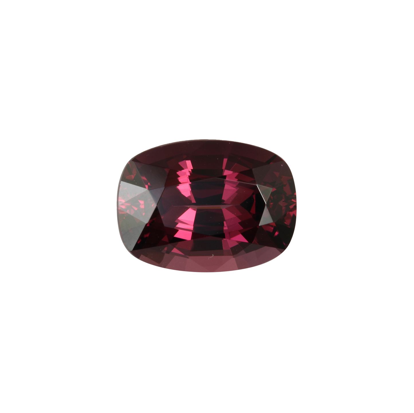 8.12ct Cushion Deep Burgundy Rhodolite