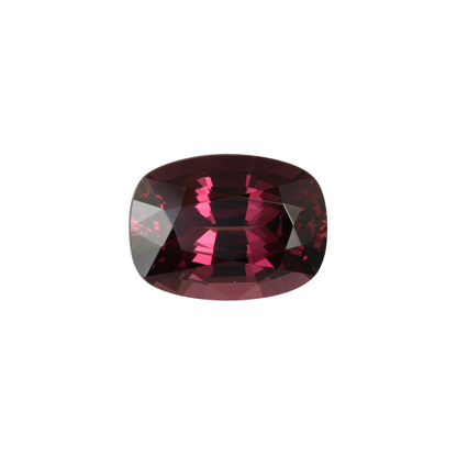 8.12ct Cushion Deep Burgundy Rhodolite