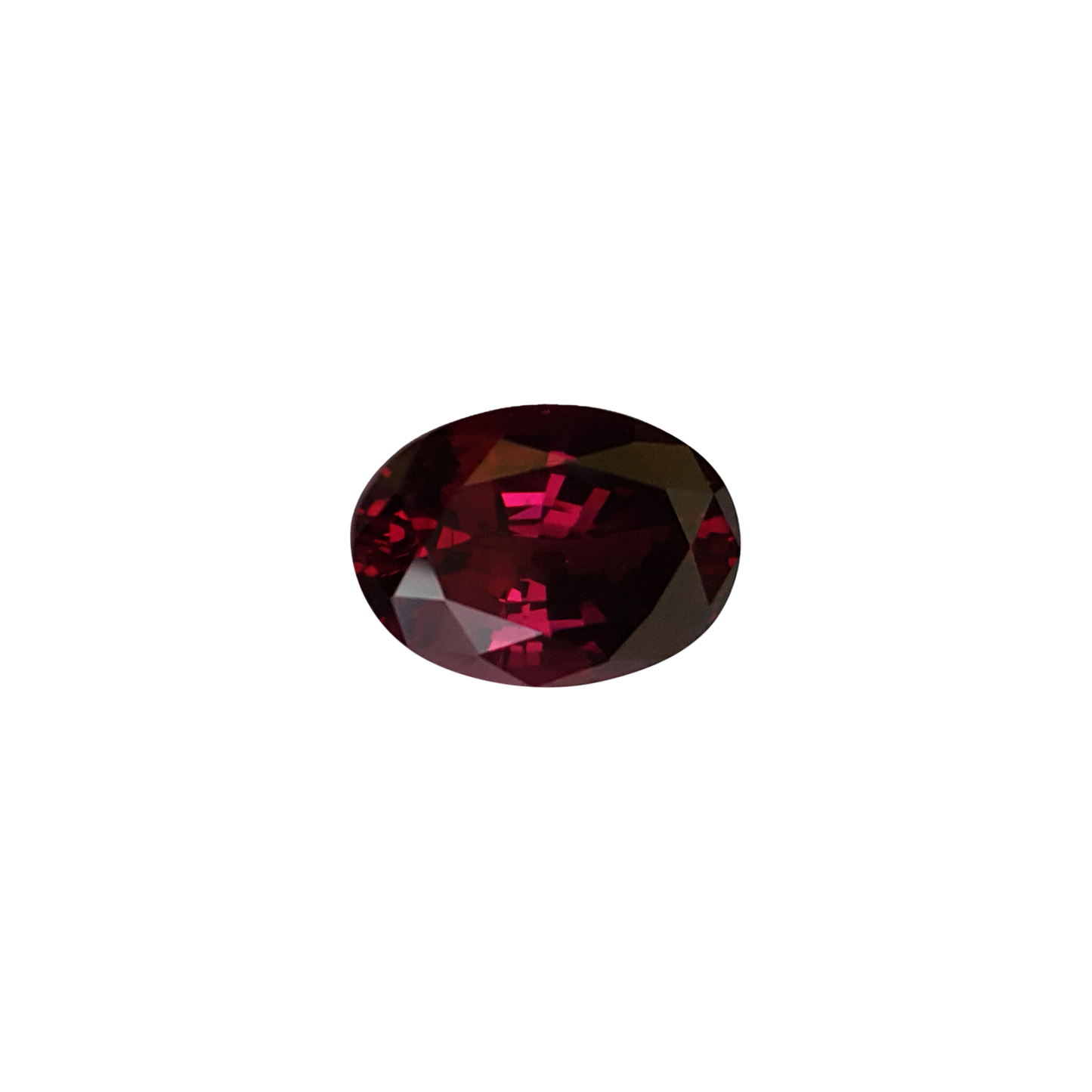 Oval Deep Burgundy Rhodolite