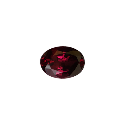 Oval Deep Burgundy Rhodolite