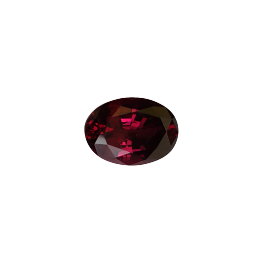 Oval Deep Burgundy Rhodolite