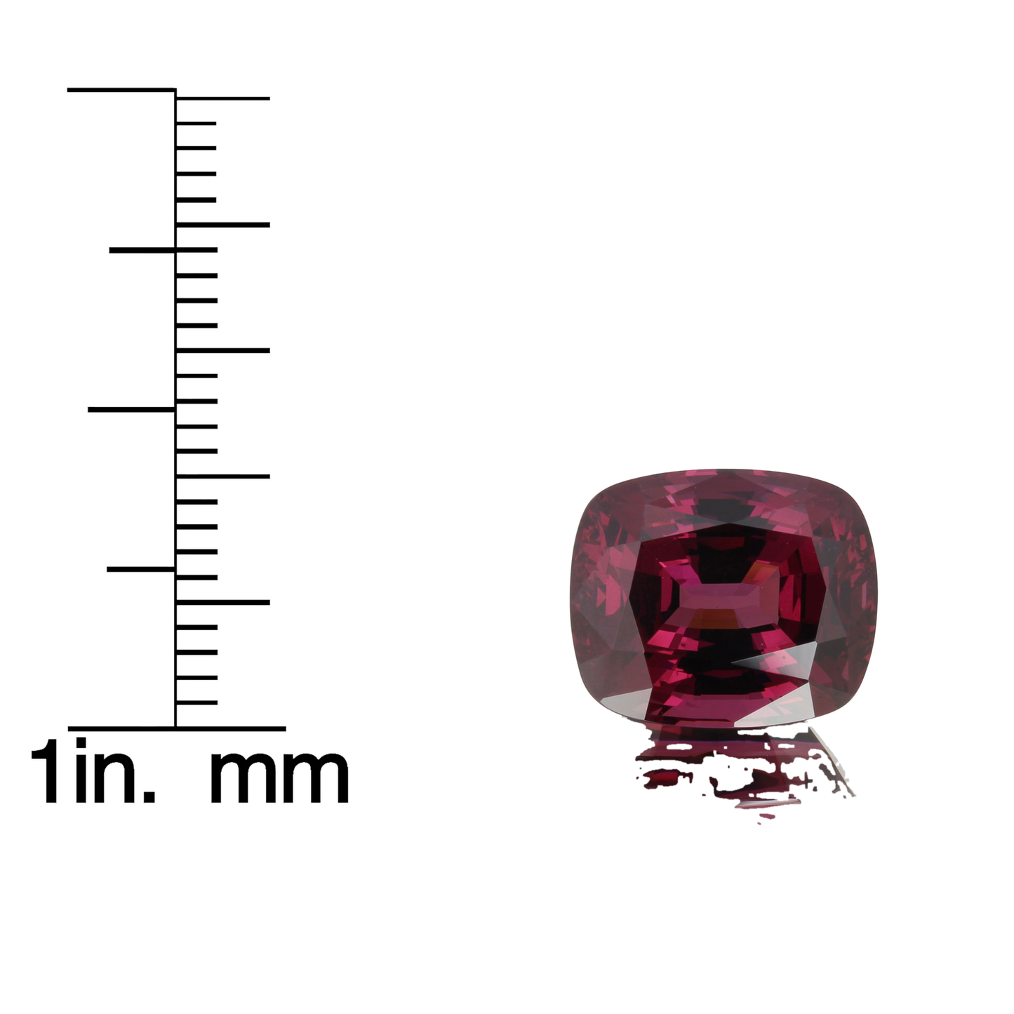 8.84ct Cushion AAA Color Rhodolite