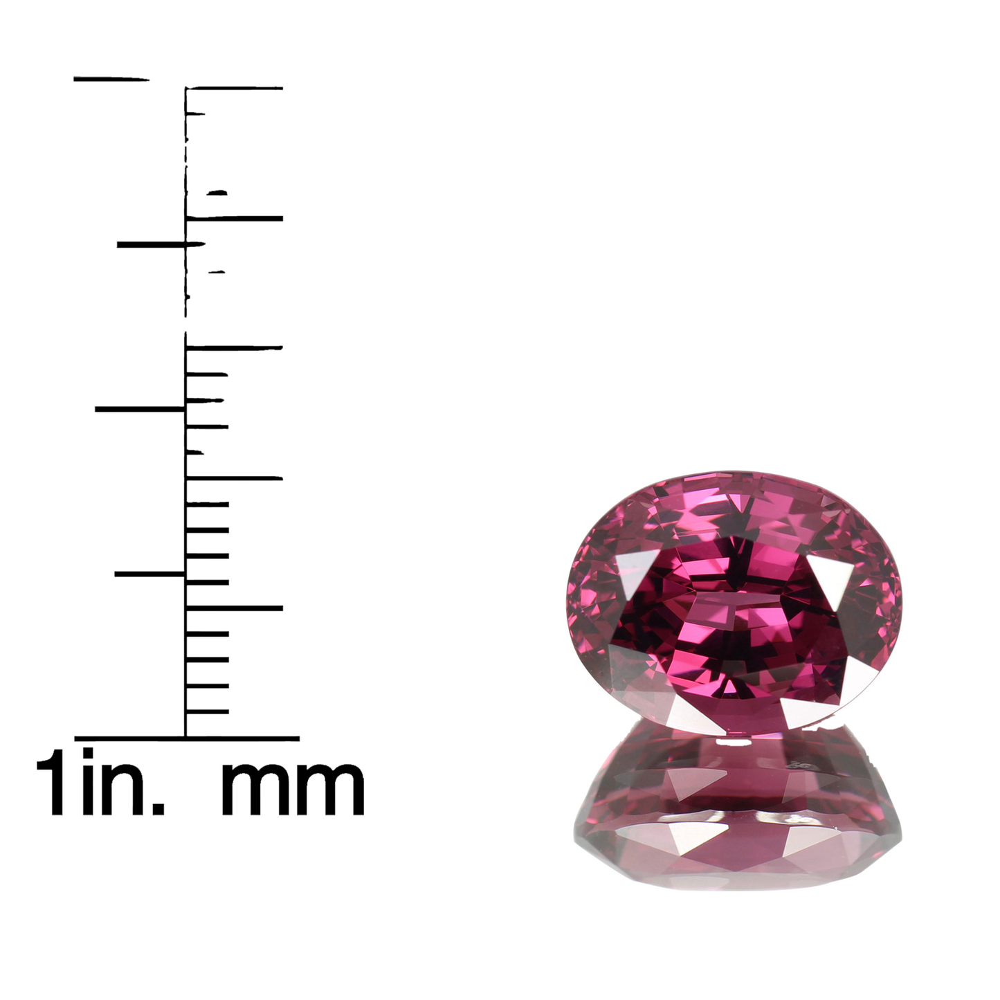 8.16ct Oval AAA Color Rhodolite