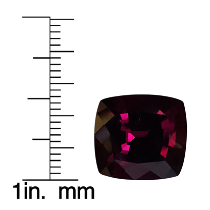 12.92ct Cushion AAA Color Rhodolite