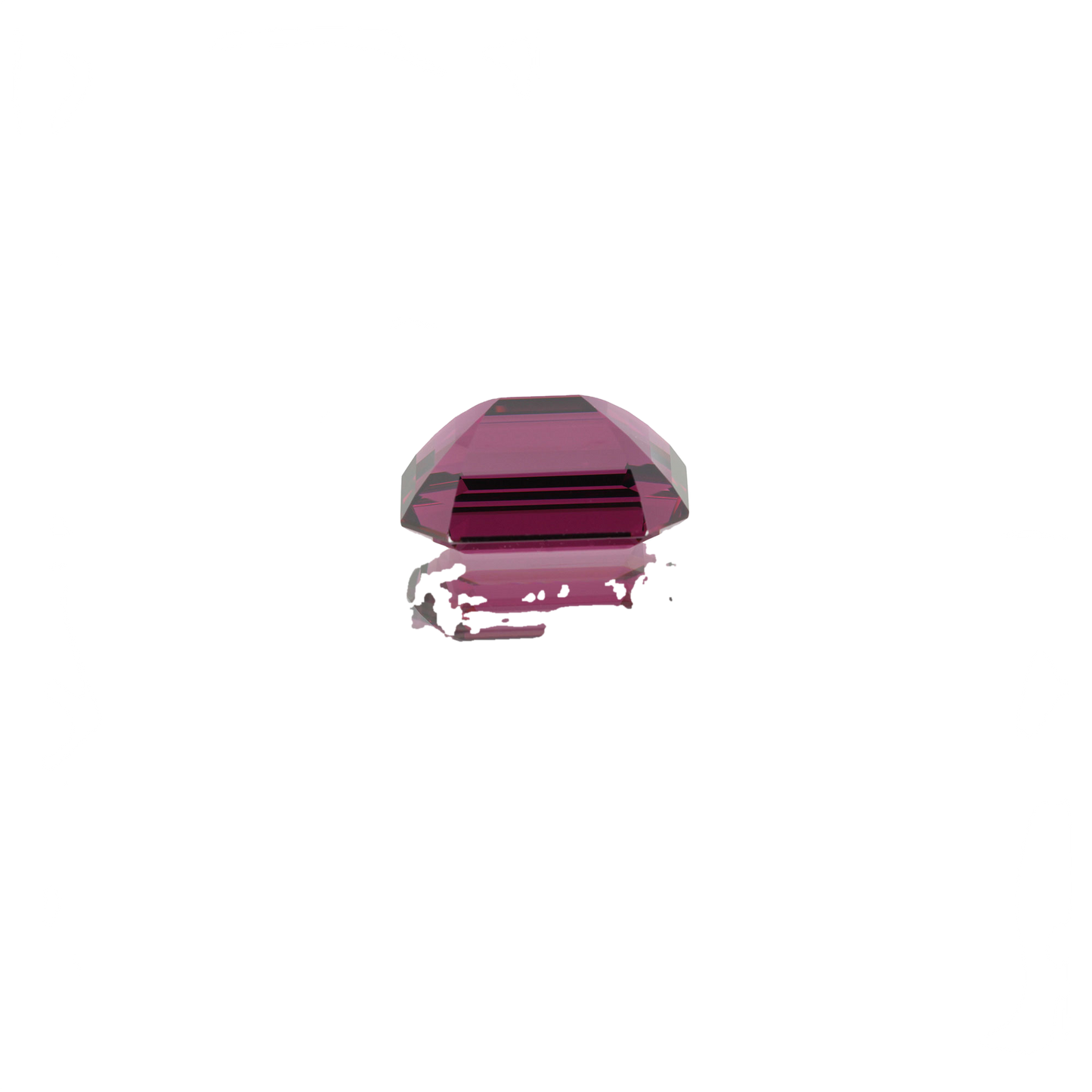 13.36ct Emerald Cut AAA Color Rhodolite