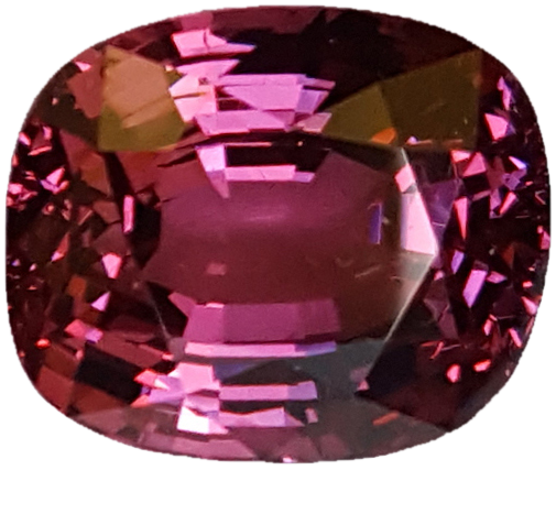 6.29ct Cushion Light Pink Rhodolite