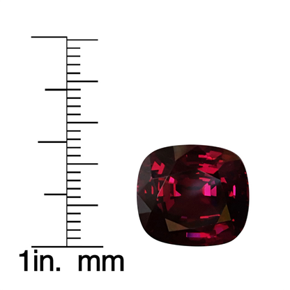 10.8ct Cushion AAA Color Rhodolite