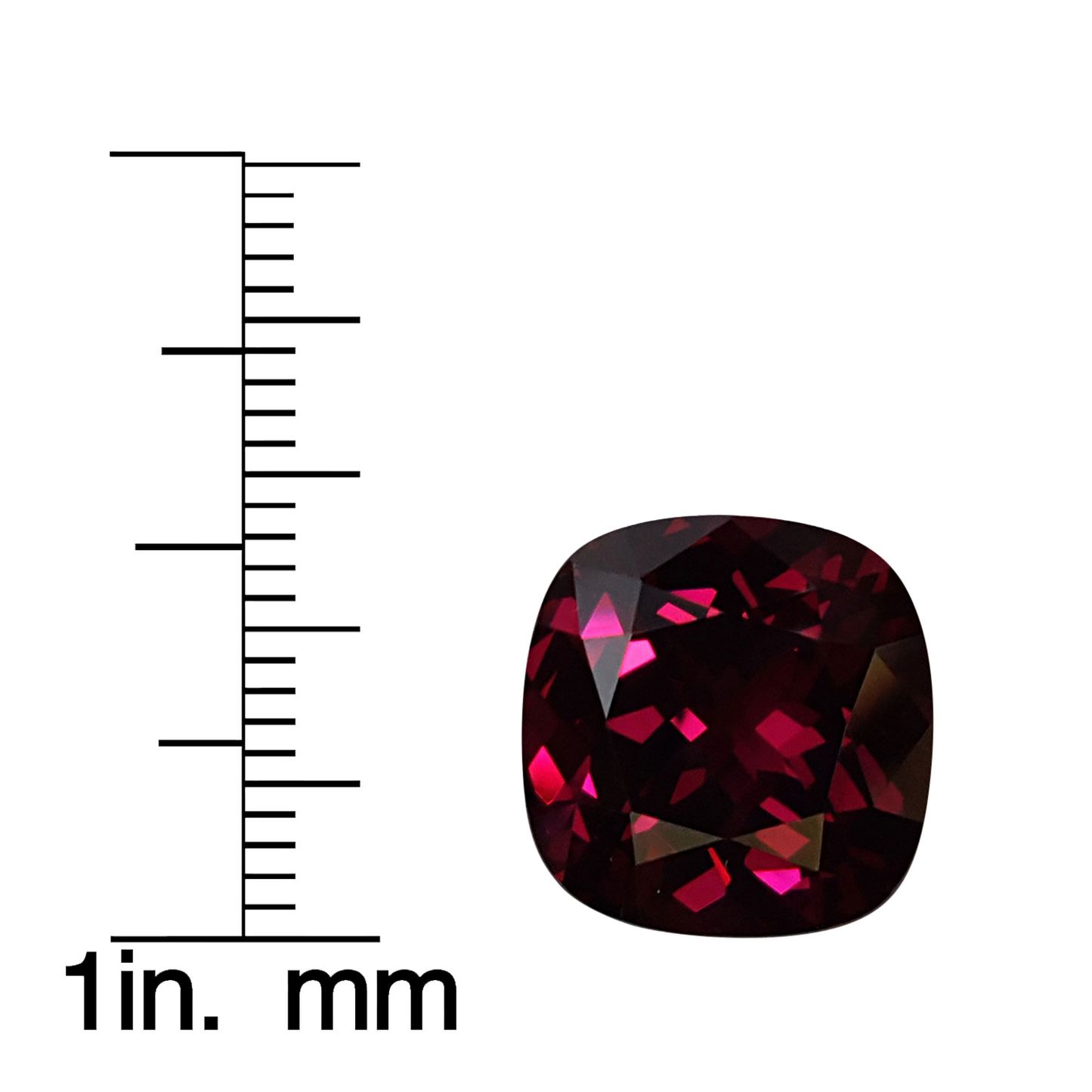 12.02ct Cushion AAA Color Rhodolite