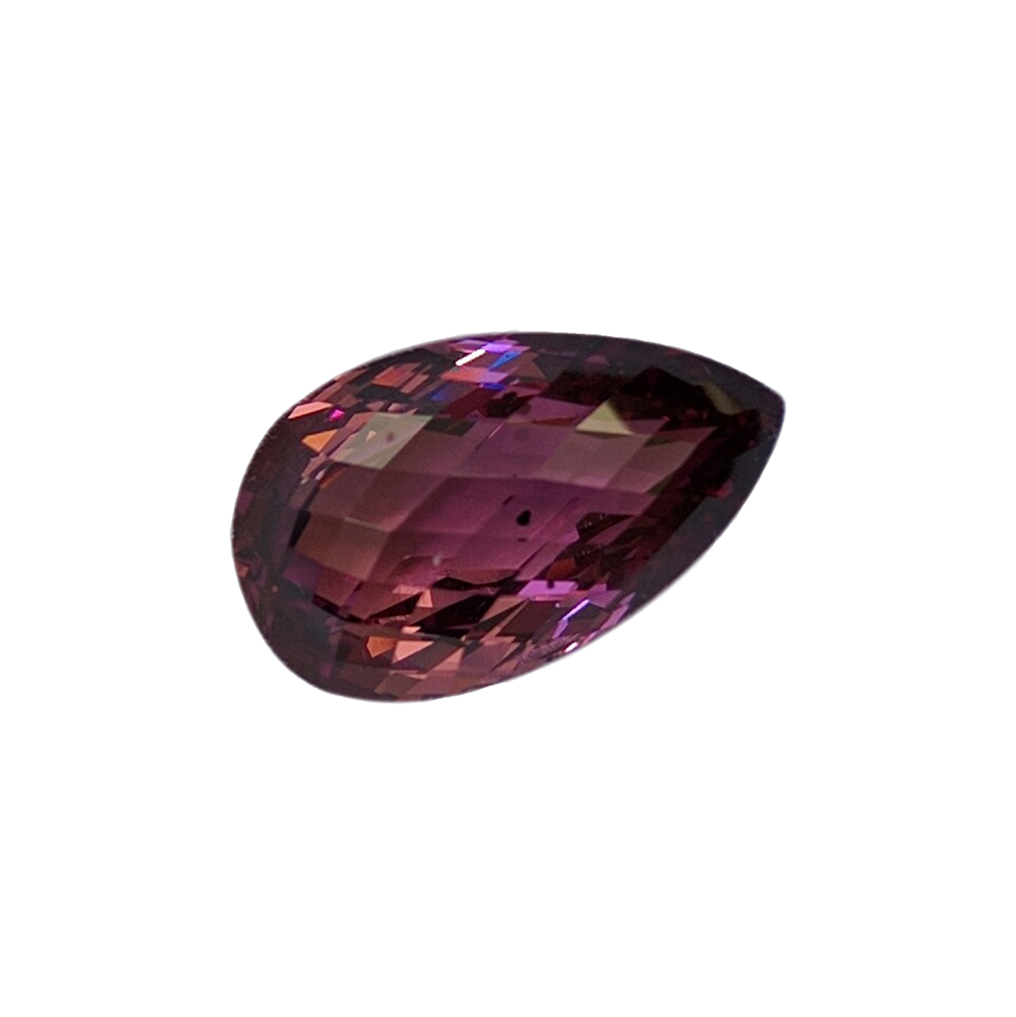 9.67ct Briolette Light Pink Rhodolite