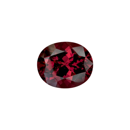 7.43ct Oval Malaya Garnet Hues Rhodolite