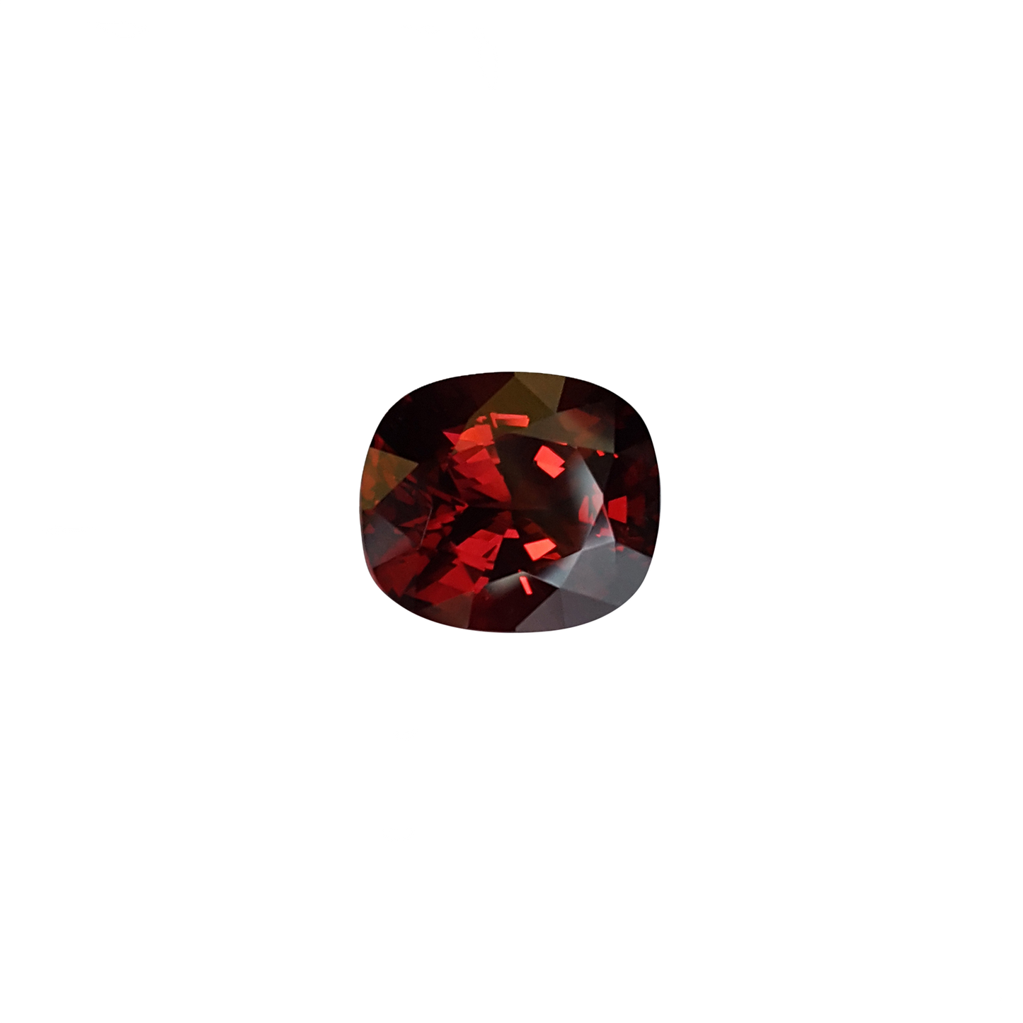 12.49ct Cushion Open Reddish Rhodolite