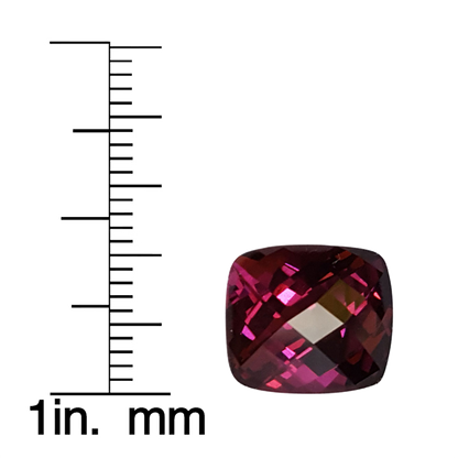 6.43ct Cushion AAA Color Rhodolite