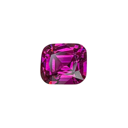 6.43ct Cushion AAA Color Rhodolite