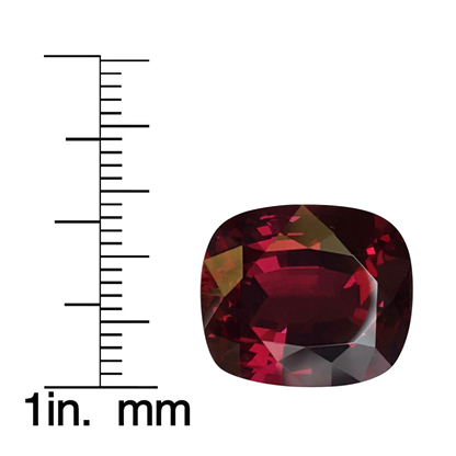 15.63ct Cushion AAA Color Rhodolite