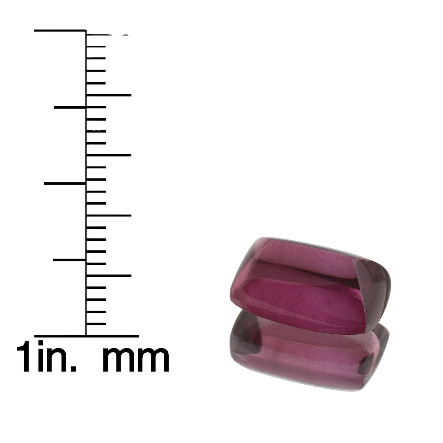 6.92ct Sugarloaf Cab Deep Burgundy Rhodolite