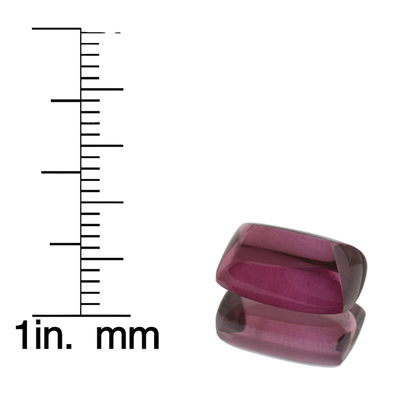 6.92ct Sugarloaf Cab Deep Burgundy Rhodolite
