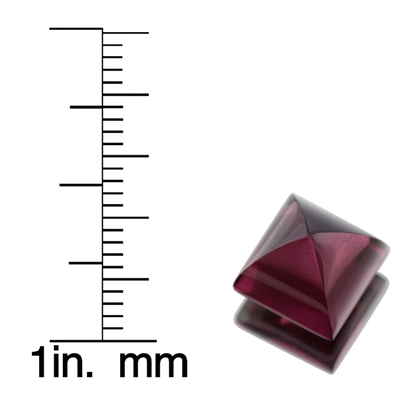 9.17ct Pyramid Cab Rhodolite