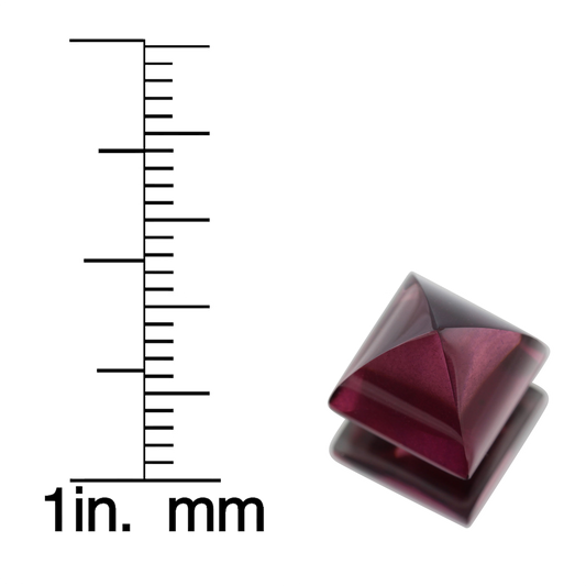 9.17ct Pyramid Cab Rhodolite