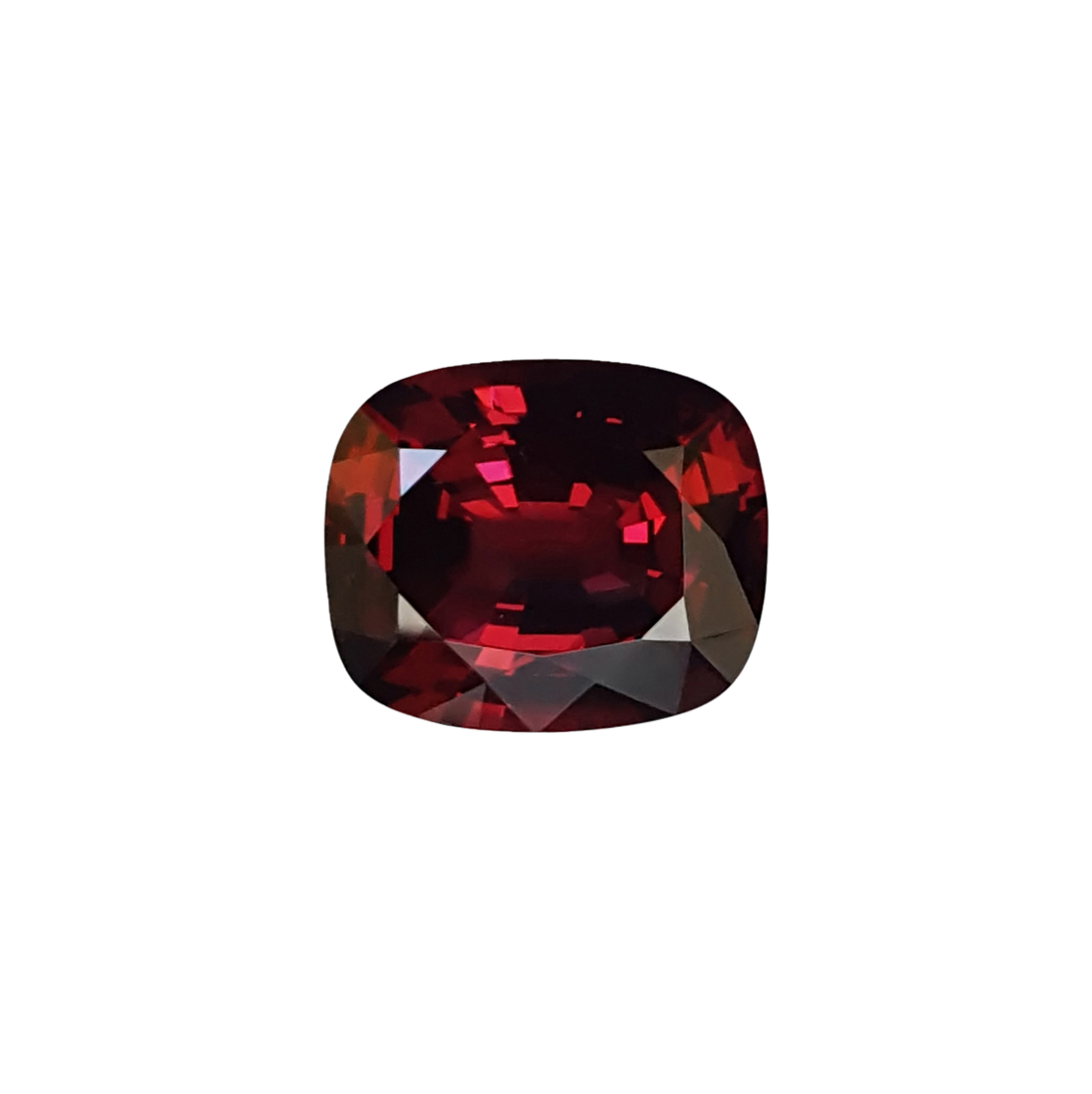 10.8ct Cushion Open Burgundy Rhodolite