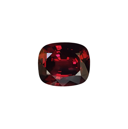 10.8ct Cushion Open Burgundy Rhodolite