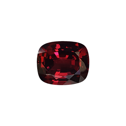 10.8ct Cushion Open Burgundy Rhodolite