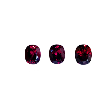 5.52ct Cushion Open Burgundy Rhodolite