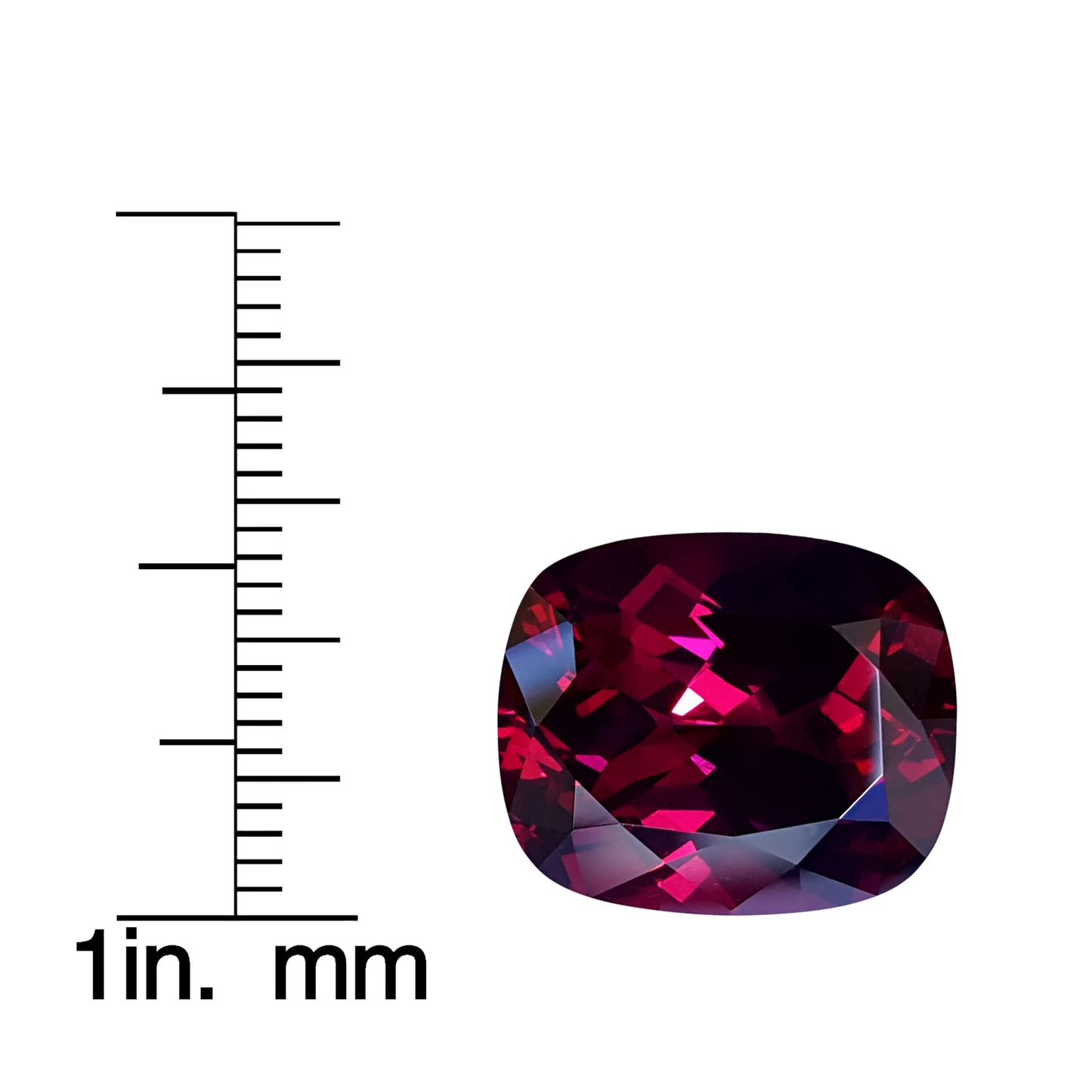 17.61ct Cushion AAA Color Rhodolite