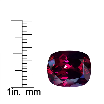 17.61ct Cushion AAA Color Rhodolite