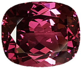 12.85ct Cushion Light Pink Rhodolite
