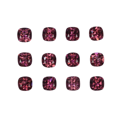 6mm Cushion Light Pink Rhodolite