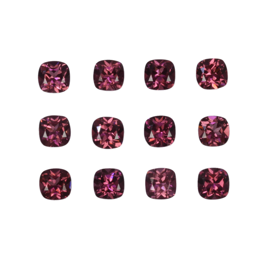 6mm Cushion Light Pink Rhodolite