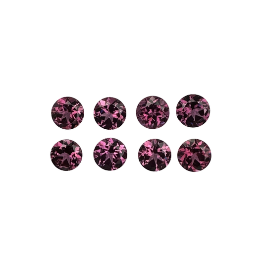 8.0mm Round Rhodolite Garnet