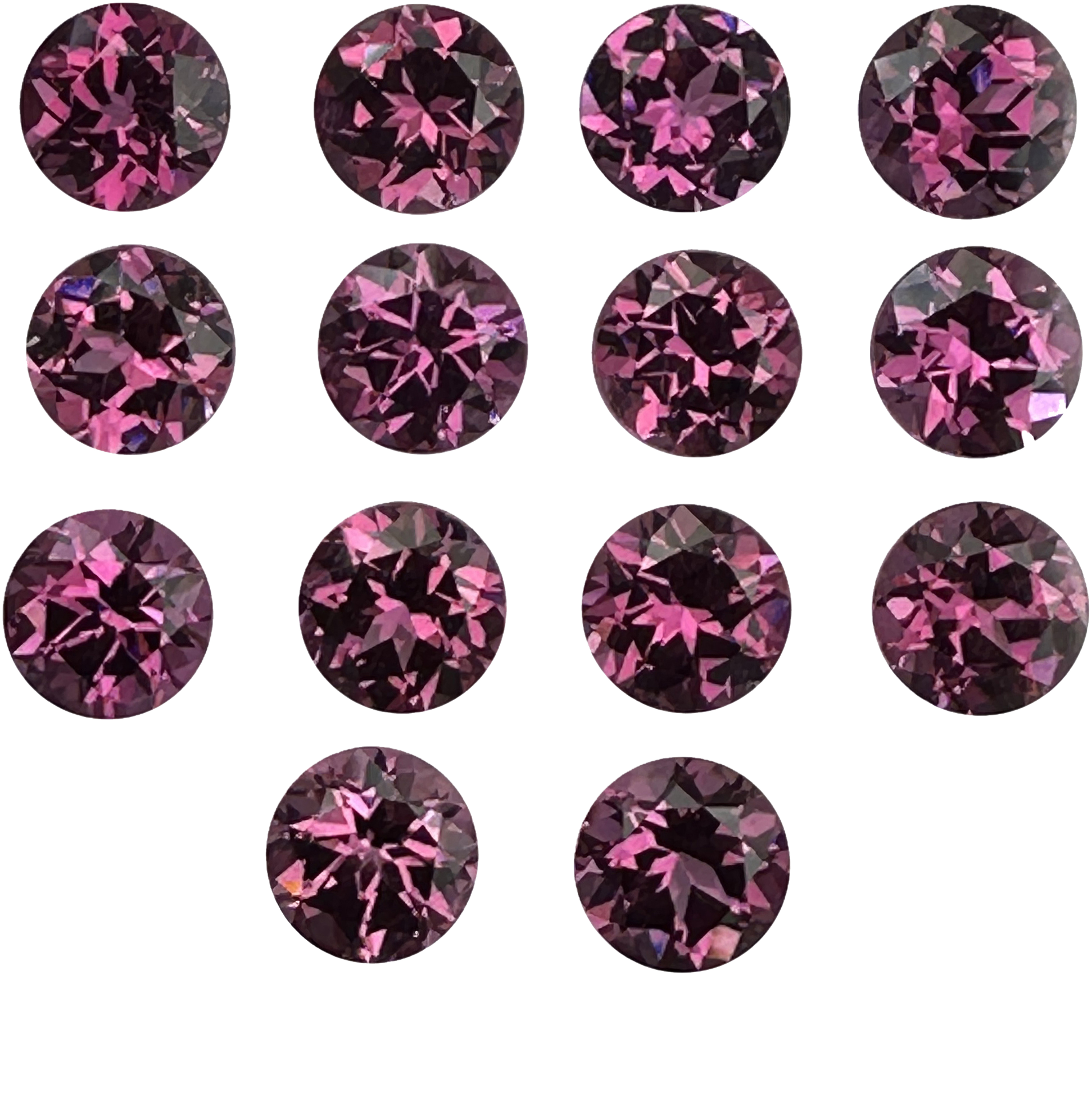 7.0mm Round Rhodolite Garnet